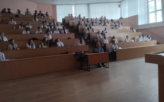 Встреча со студентами НГАУ
